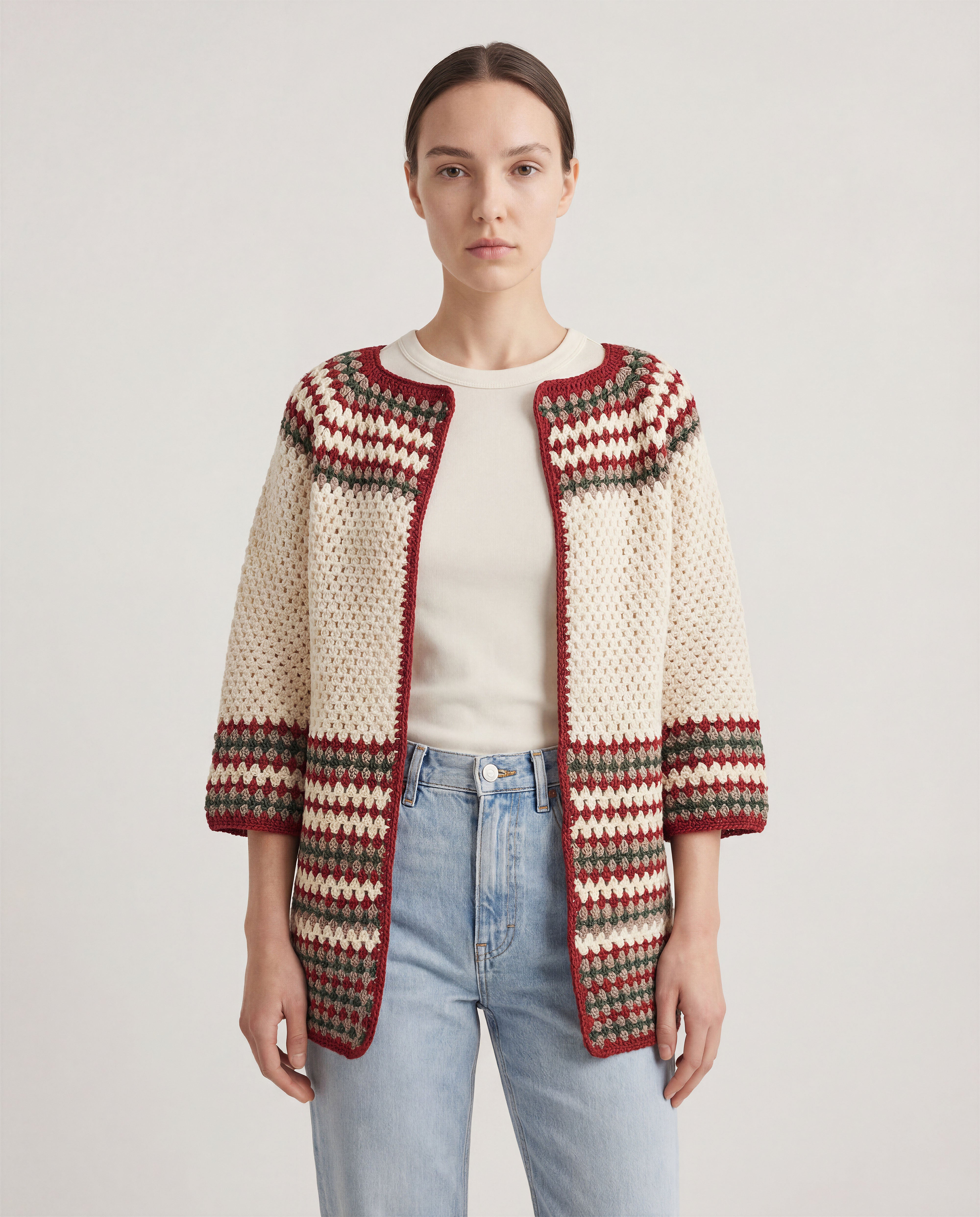 Rıvıera Strıpe Cardıgan