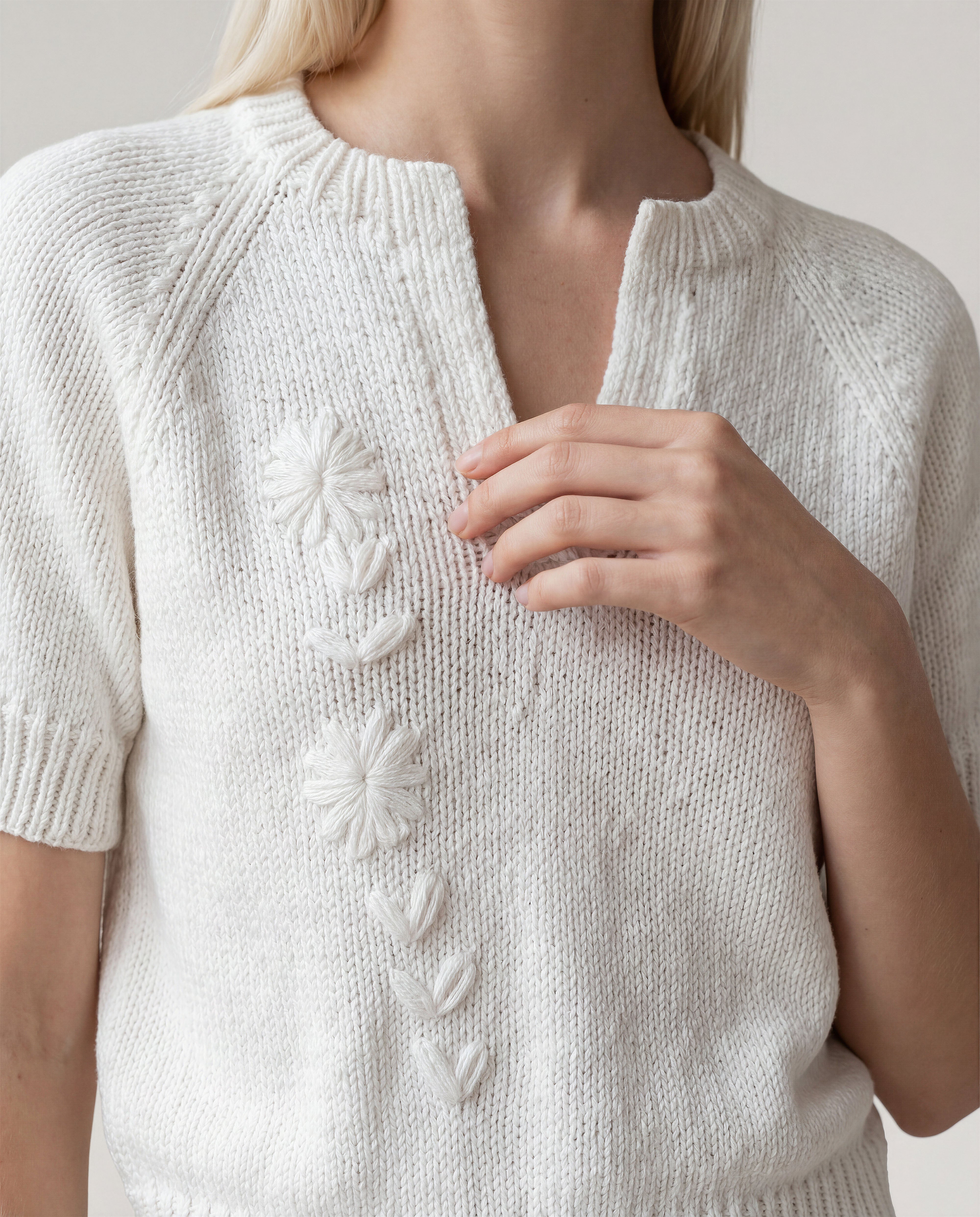 Soft Bloom Knıt Top