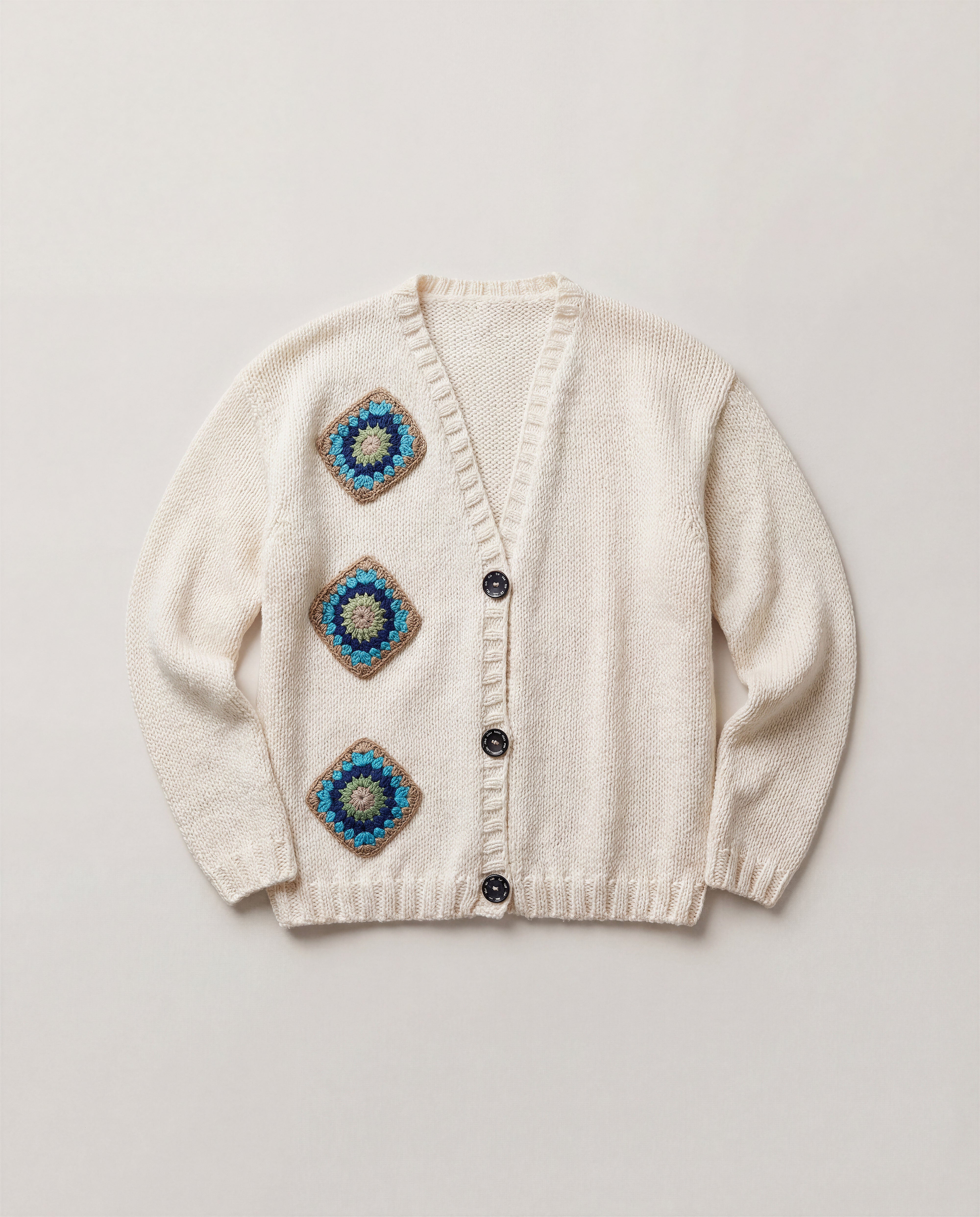 Azure Patch Cardıgan