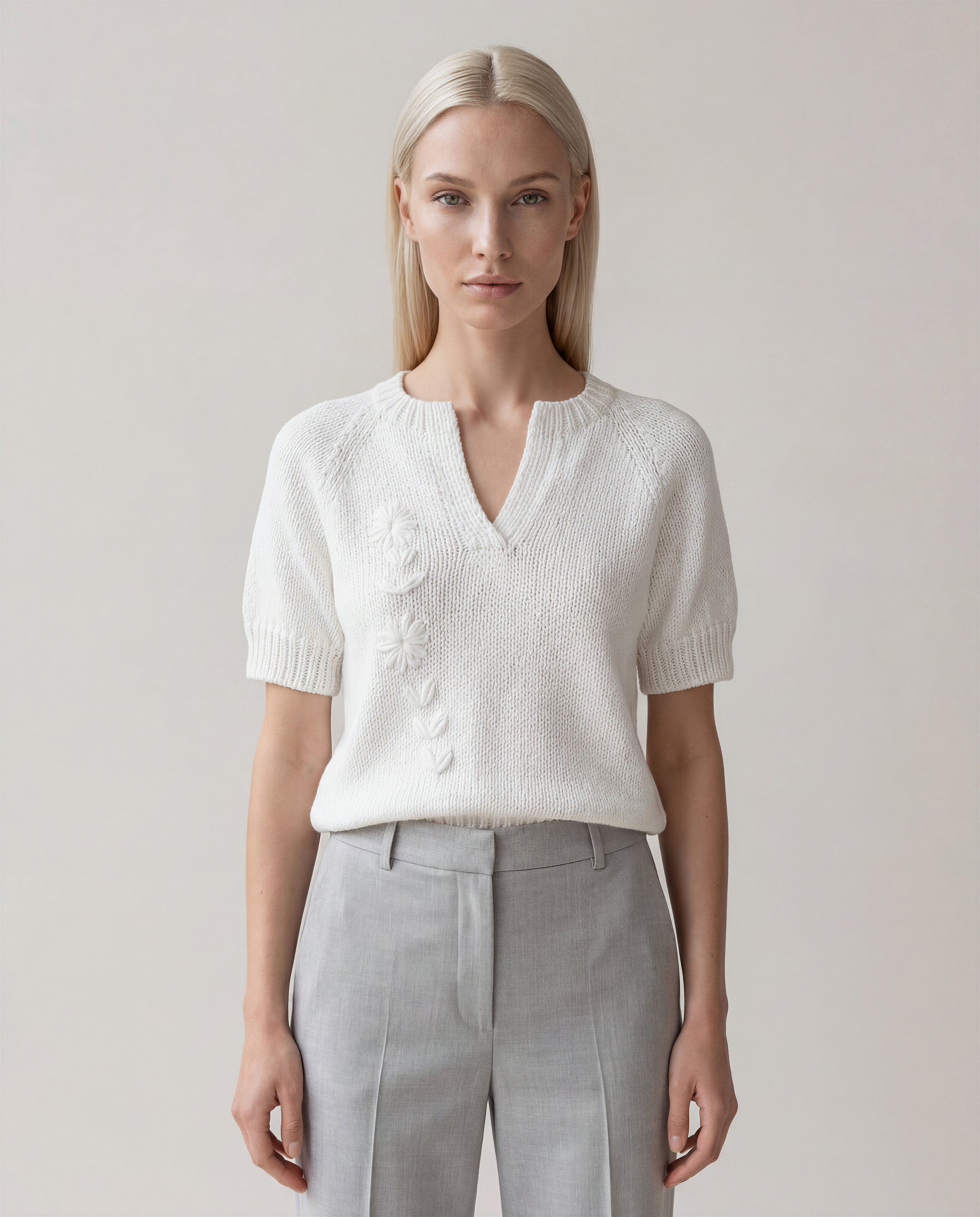 Soft Bloom Knıt Top